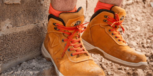 Builders safety outlet boots